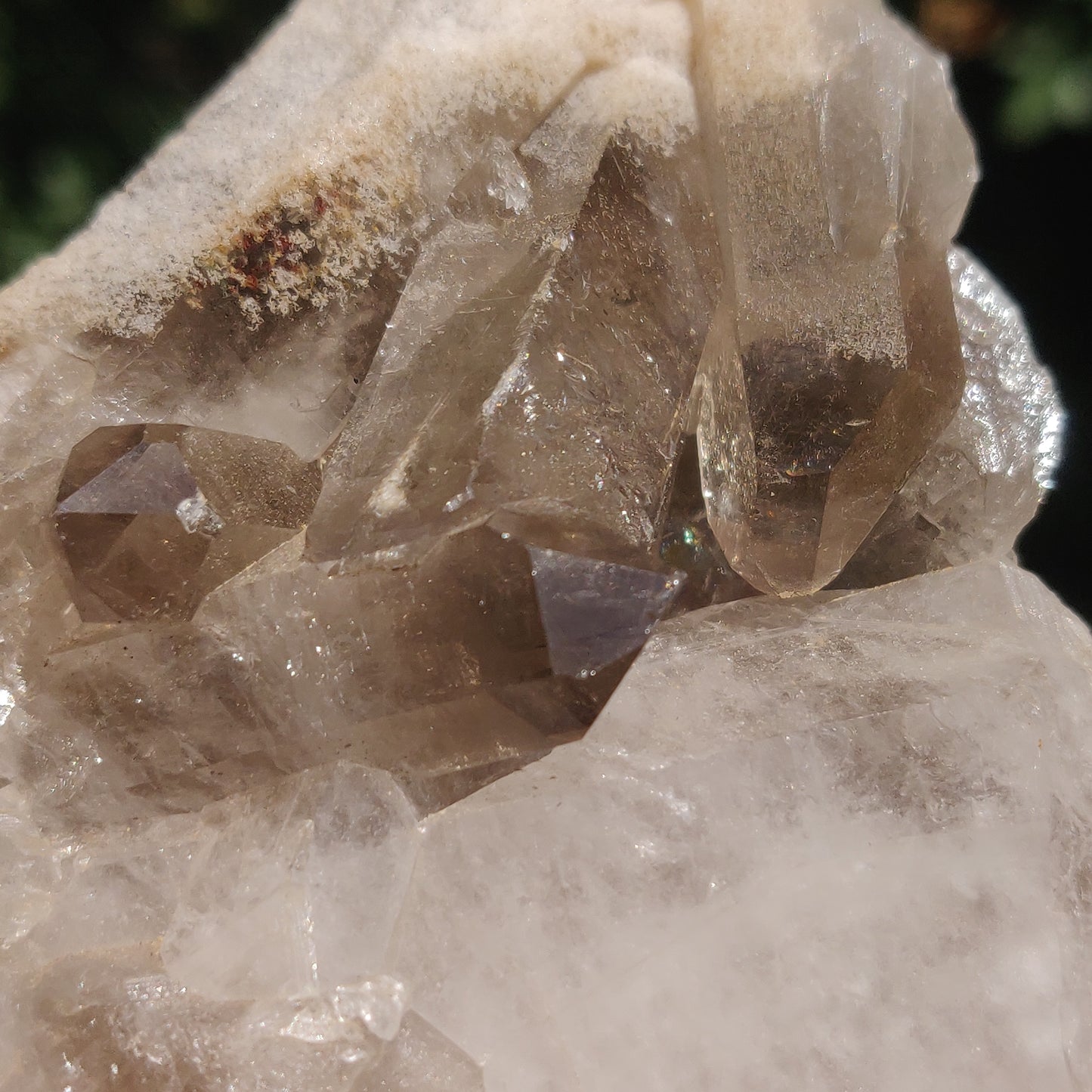 Smoky Quartz Cluster (#4)