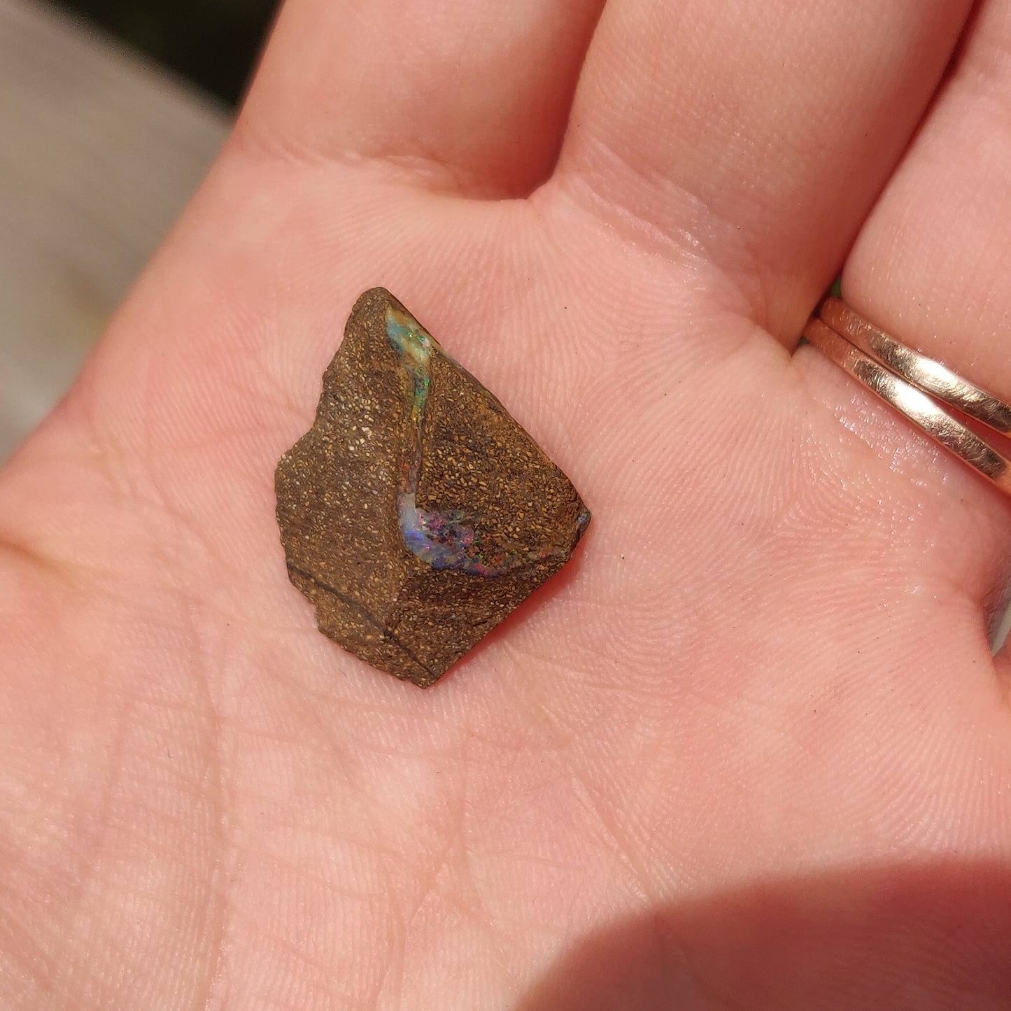 Australian Boulder Opal Rough Specimen(#9) - Simply Affinity