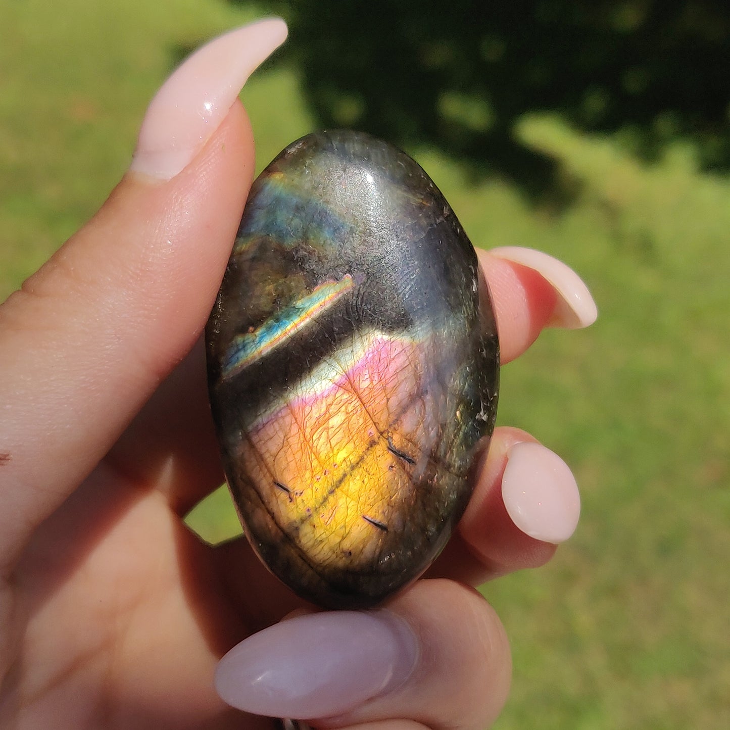Labradorite Pocket Stone (#203)