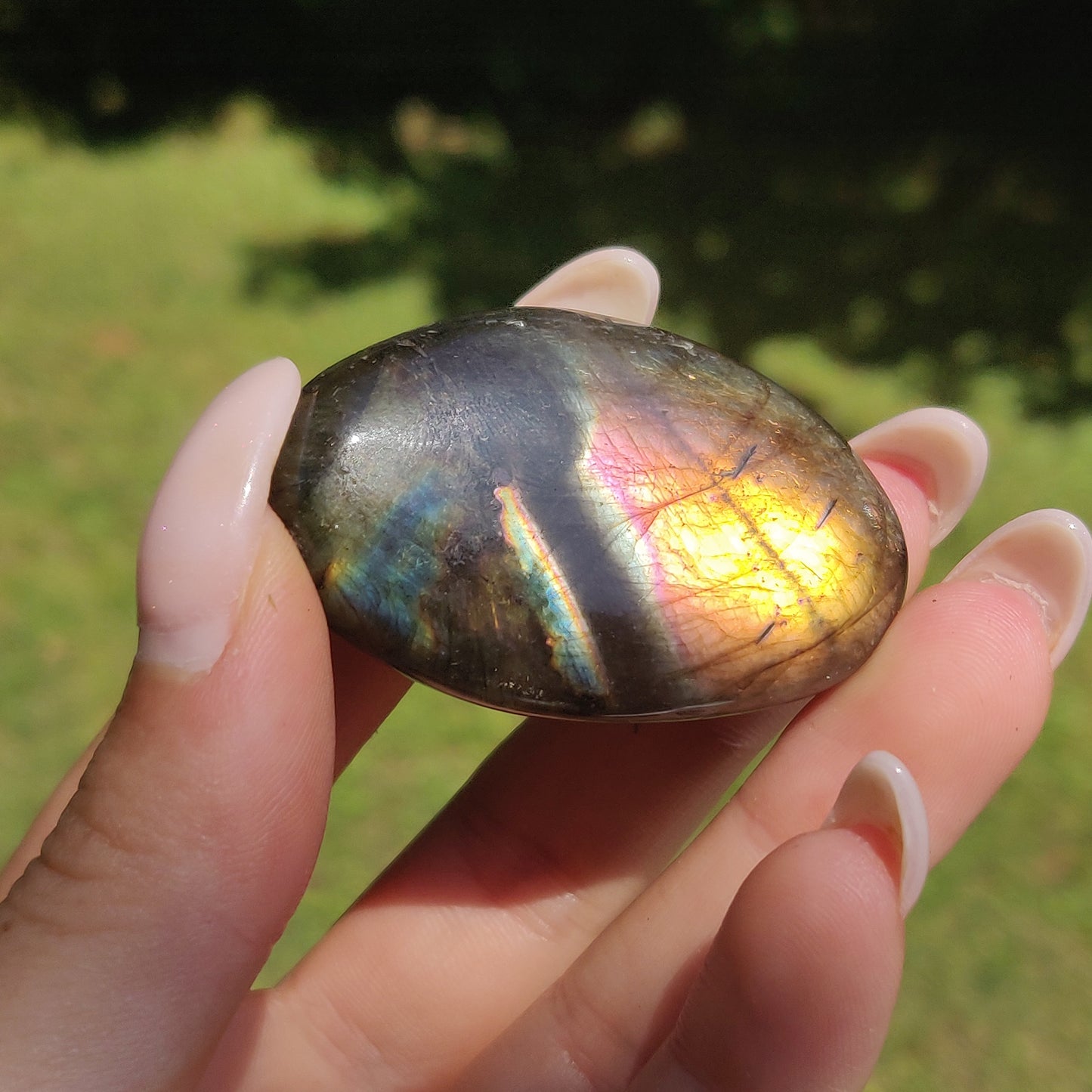 Labradorite Pocket Stone (#203)