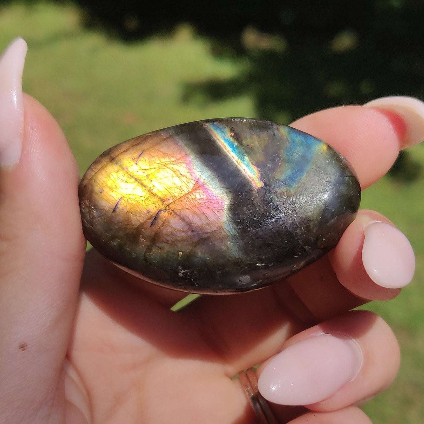 Labradorite Pocket Stone (#203)