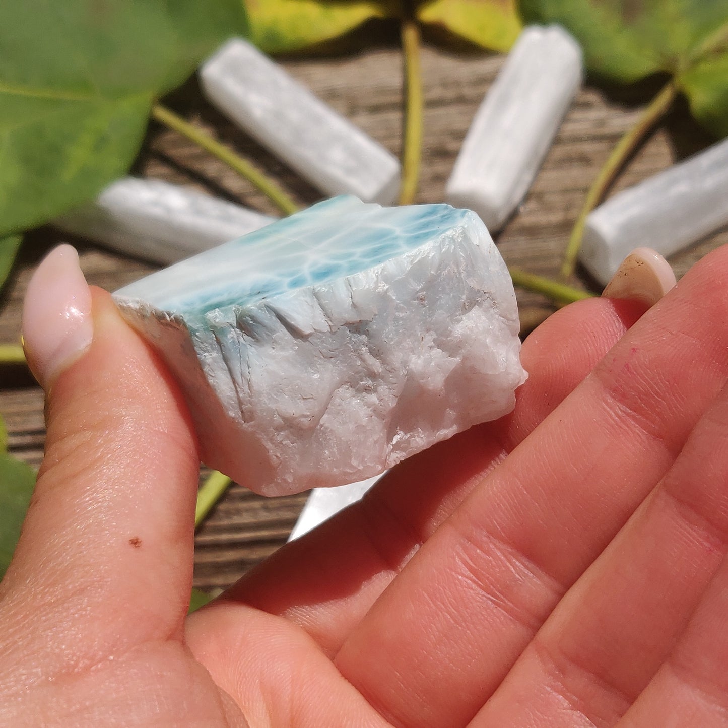 Polished Larimar Slab (#16)