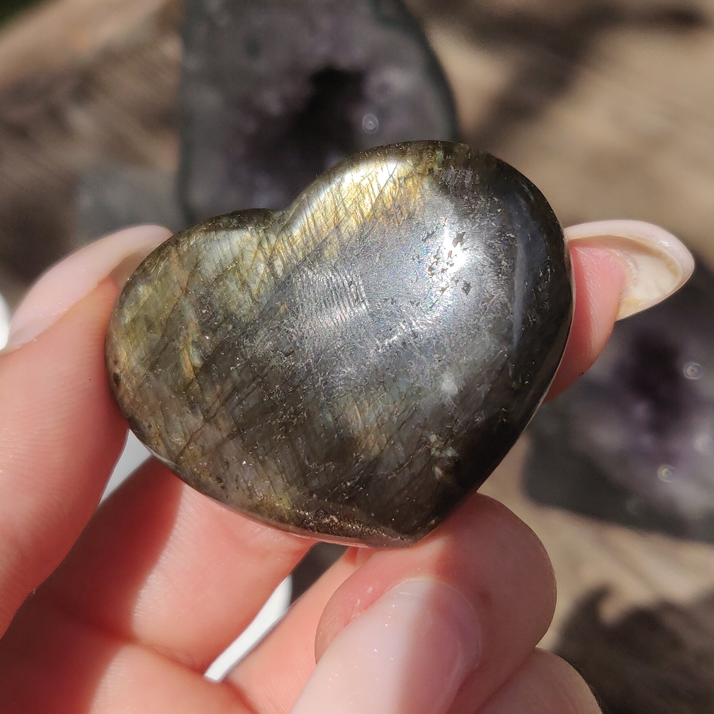 Labradorite Heart (#27) - Simply Affinity