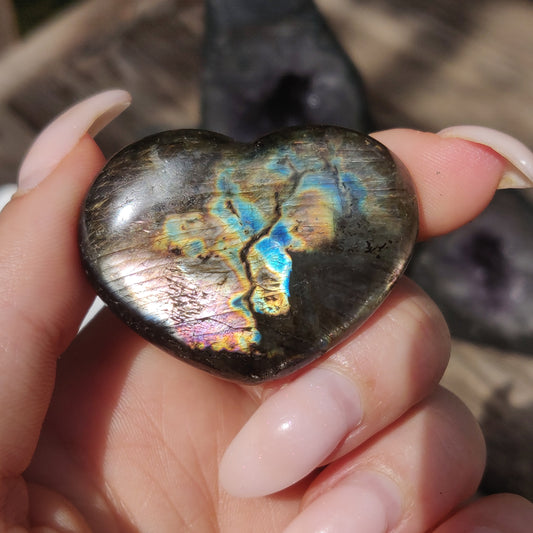 Labradorite Heart (#27) - Simply Affinity