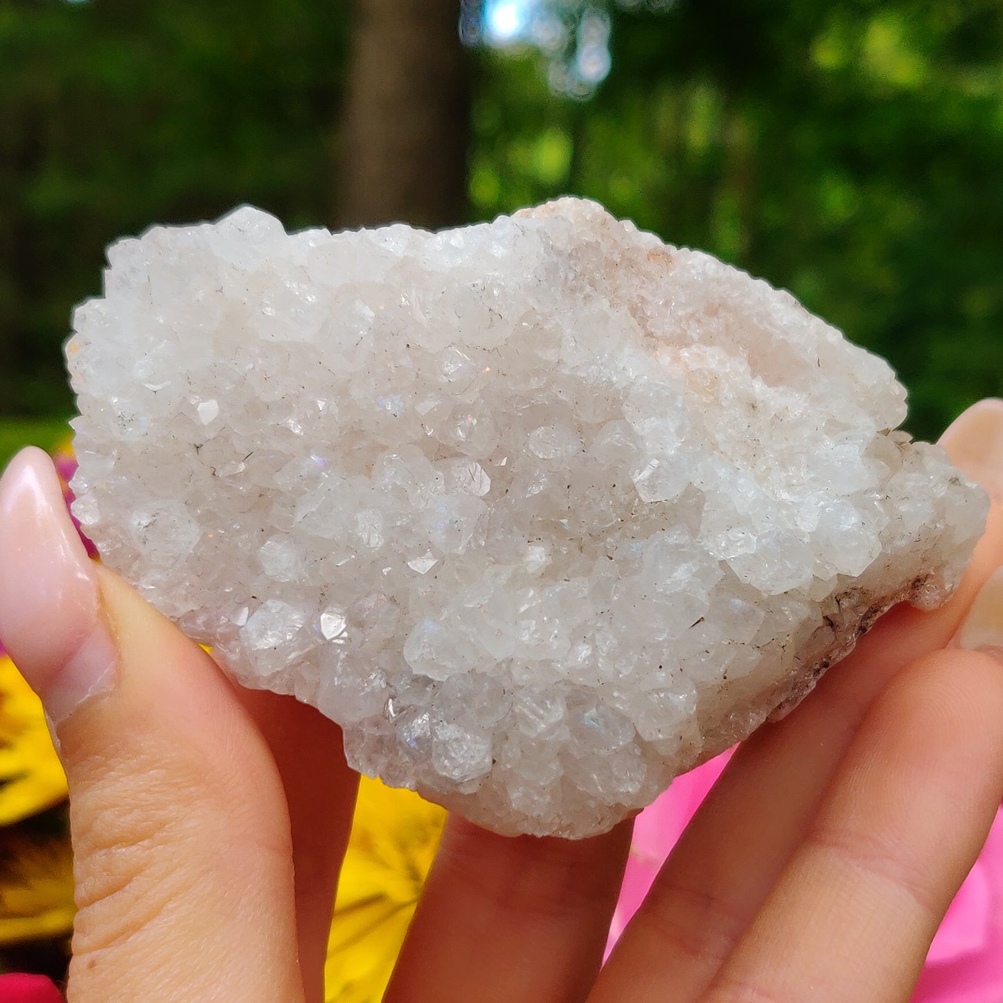 Anandalite Cluster, Natural Aurora Quartz Cluster (#5AN) - Simply Affinity