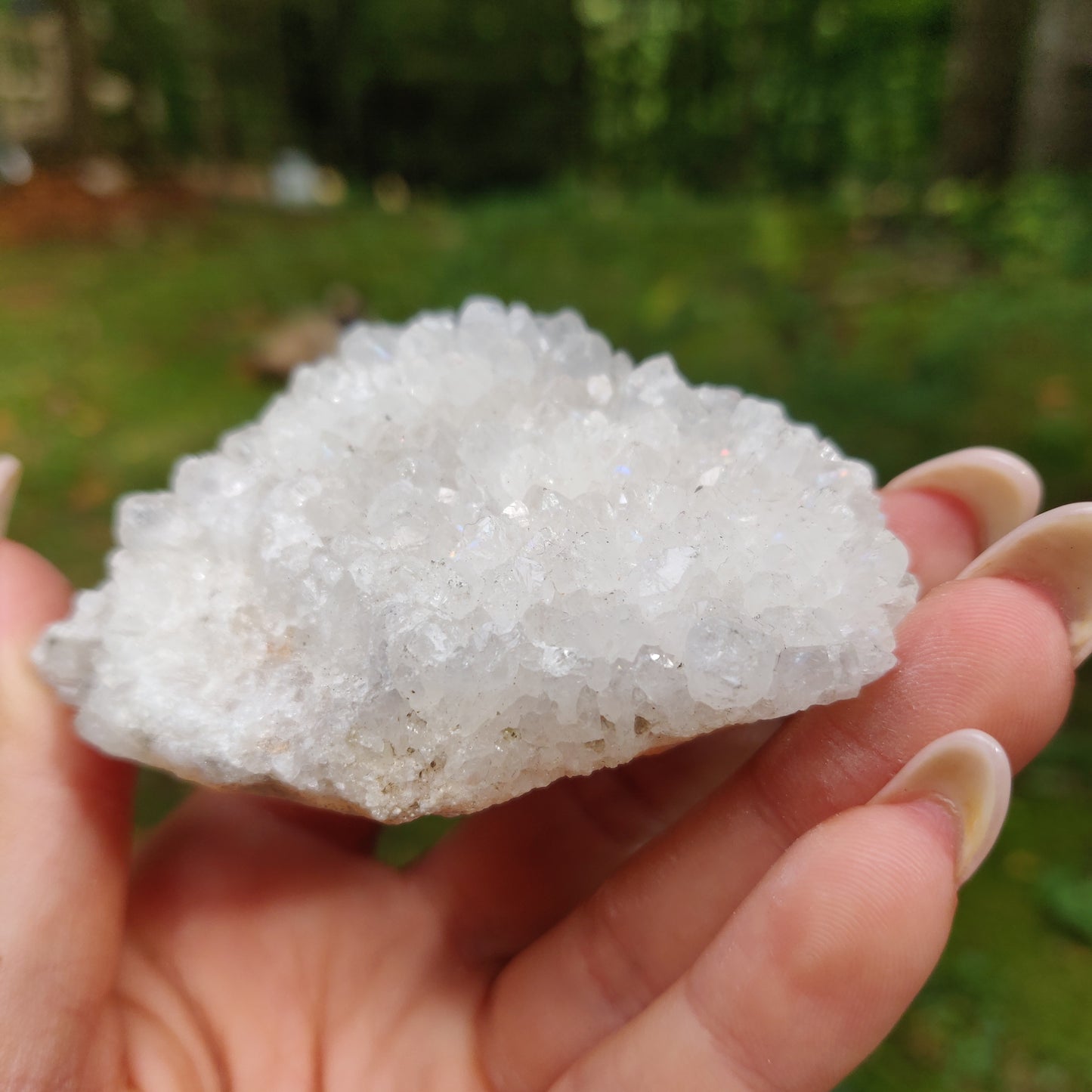 Anandalite Cluster, Natural Aurora Quartz Cluster (#5AN) - Simply Affinity