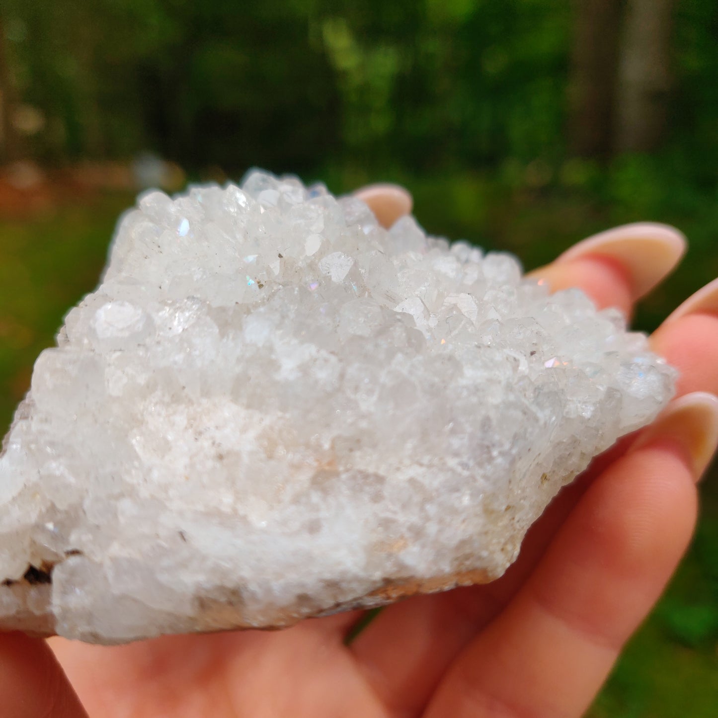 Anandalite Cluster, Natural Aurora Quartz Cluster (#5AN) - Simply Affinity