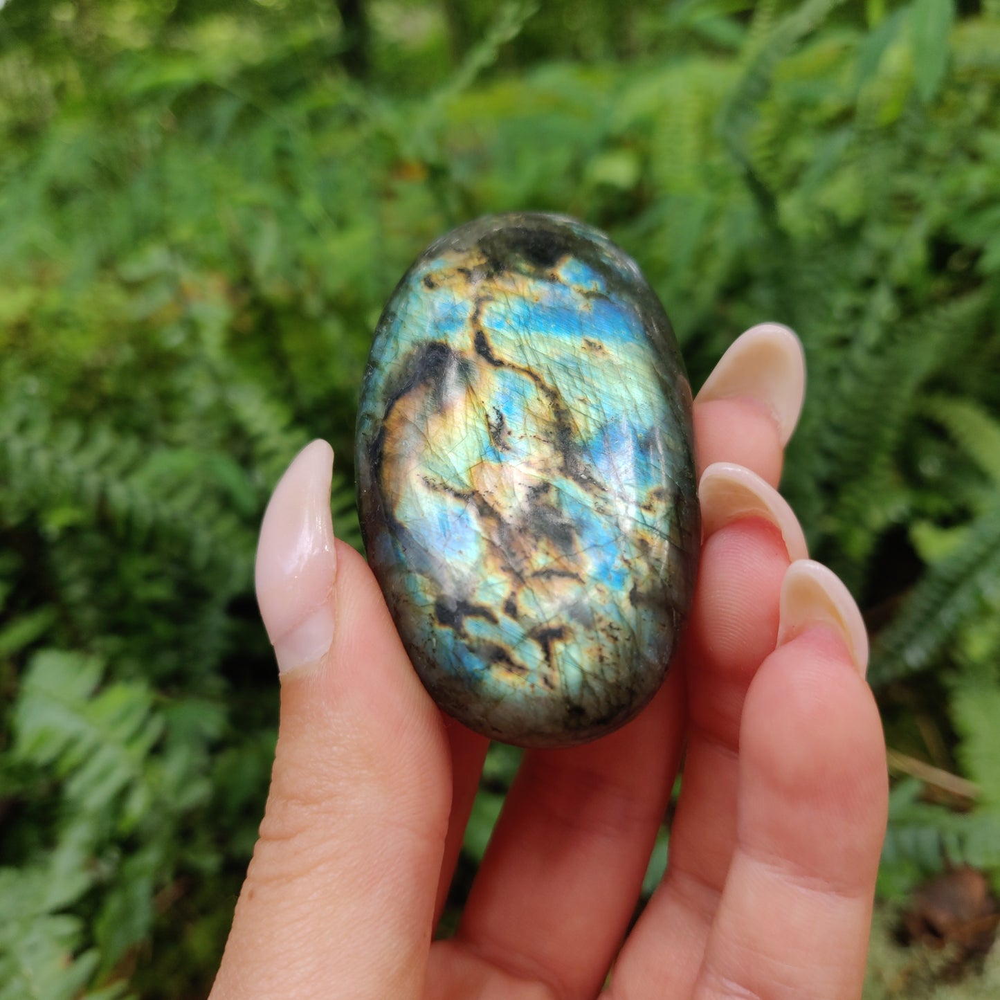 Labradorite Palm Stone (#211) - Simply Affinity