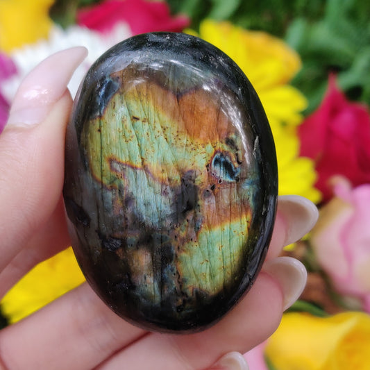 Labradorite Palm Stone (#190) - Simply Affinity