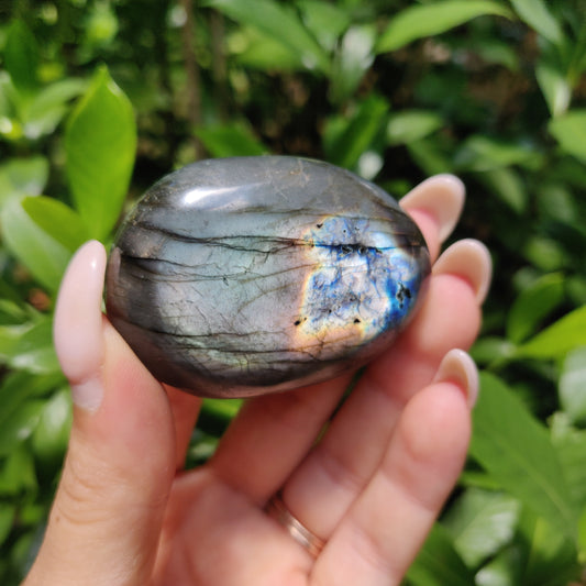 Labradorite Palm Stone (#127) - Simply Affinity
