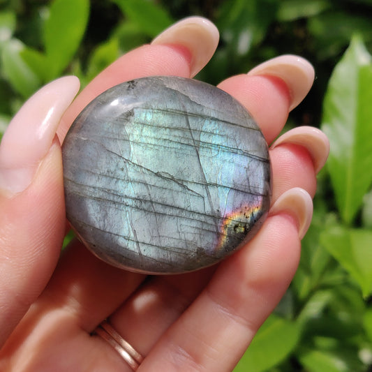 Labradorite Palm Stone (#56) - Simply Affinity