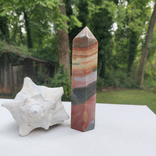 *Rainbow Spirit Jasper Tower (#5) - Simply Affinity