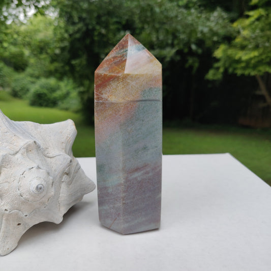 *Rainbow Spirit Jasper Tower (#2) - Simply Affinity