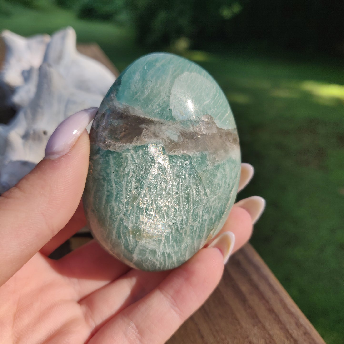 Amazonite Palm Stone (#2) - Simply Affinity