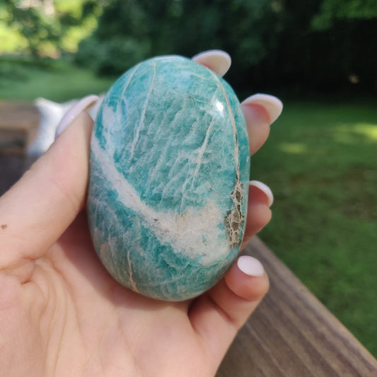 Amazonite Palm Stone (#3) - Simply Affinity