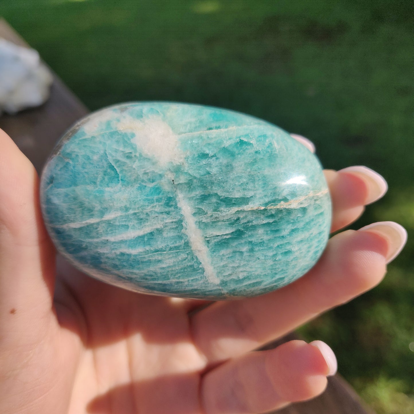 Amazonite Palm Stone (#3) - Simply Affinity