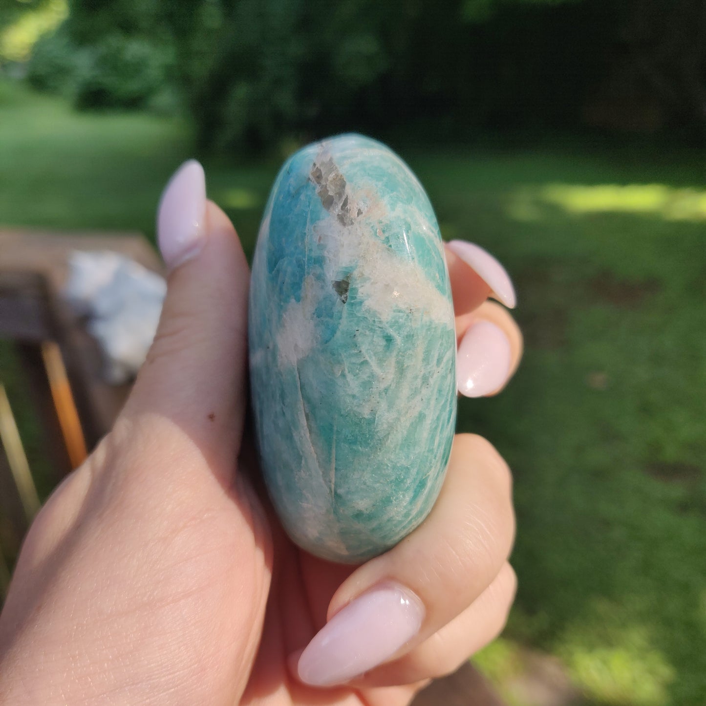 Amazonite Palm Stone (#3) - Simply Affinity