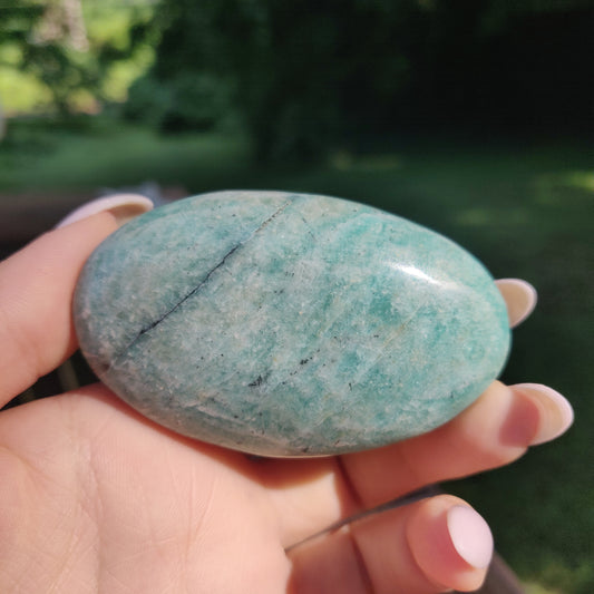 Amazonite Palm Stone (#19) - Simply Affinity