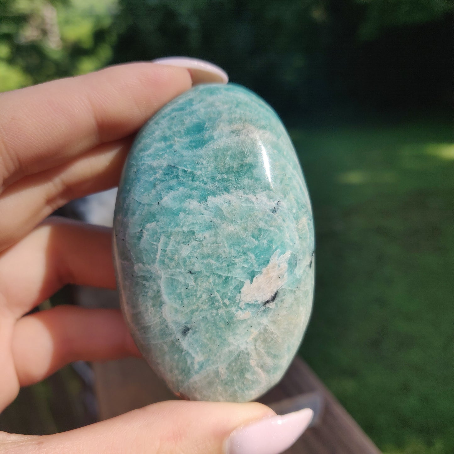 Amazonite Palm Stone (#19) - Simply Affinity