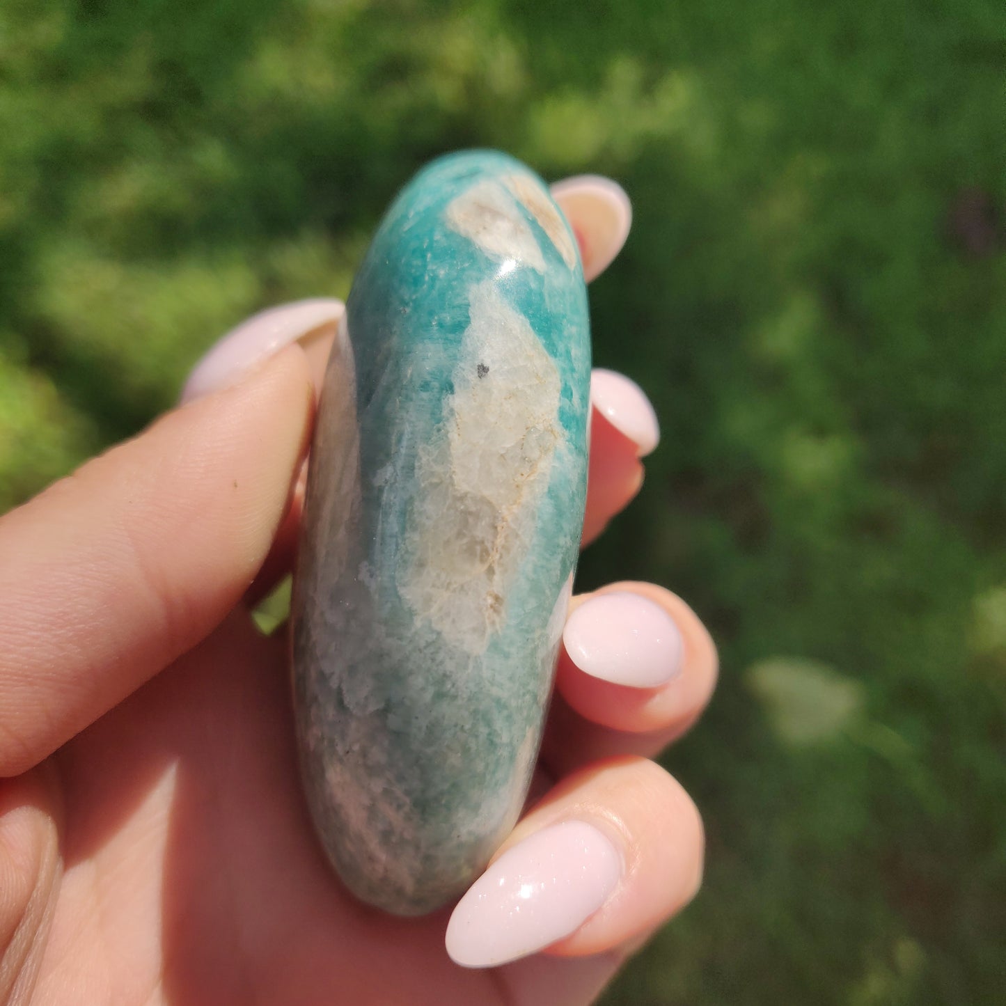 Amazonite Palm Stone (#22) - Simply Affinity