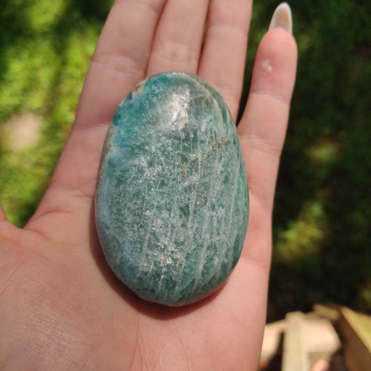 Amazonite Palm Stone (#22) - Simply Affinity