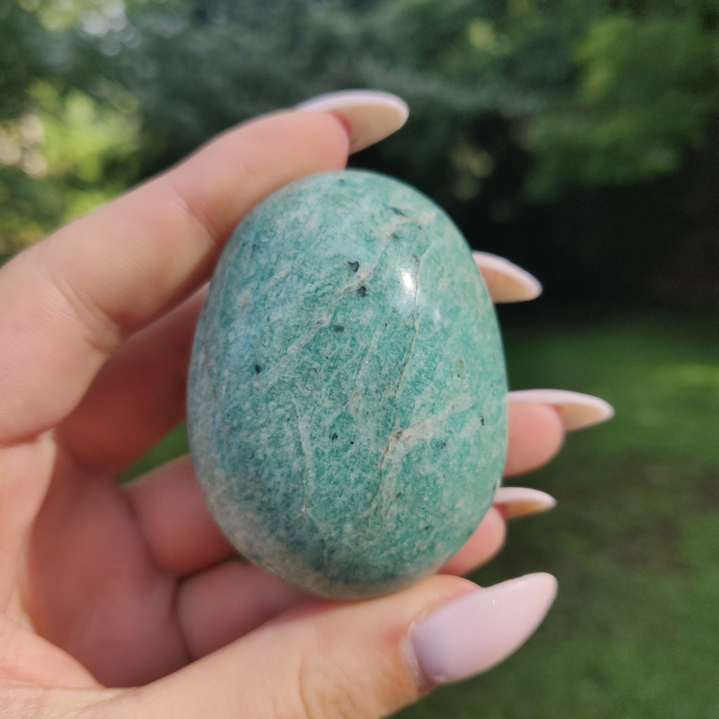 Amazonite Palm Stone (#24) - Simply Affinity