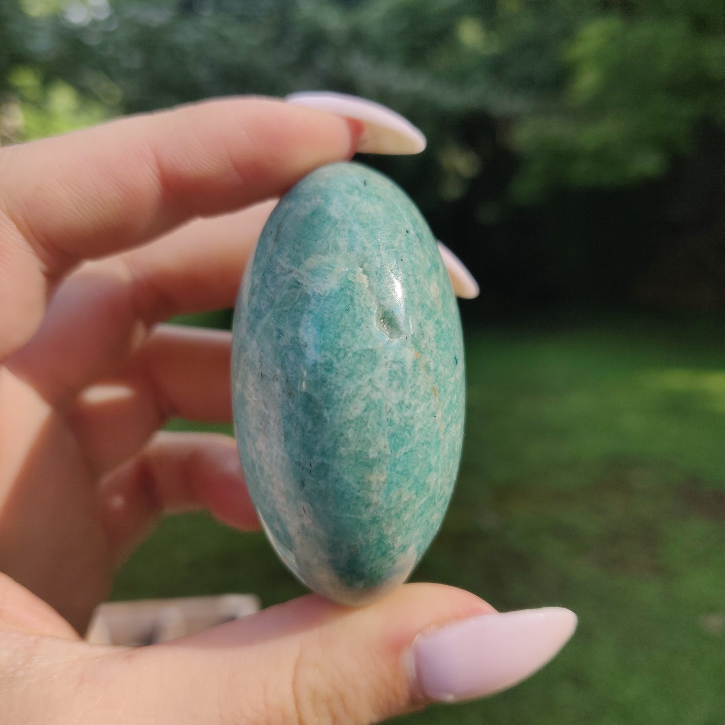 Amazonite Palm Stone (#24) - Simply Affinity