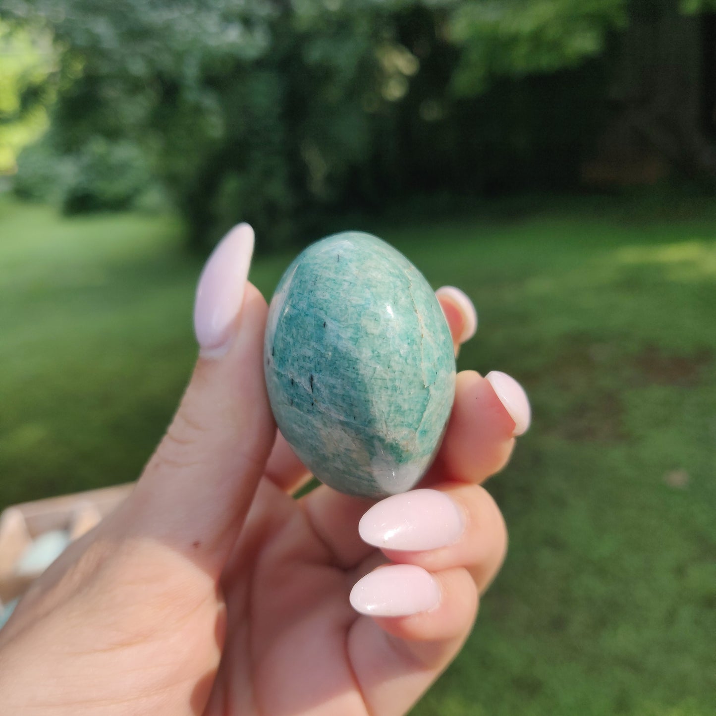 Amazonite Palm Stone (#24) - Simply Affinity