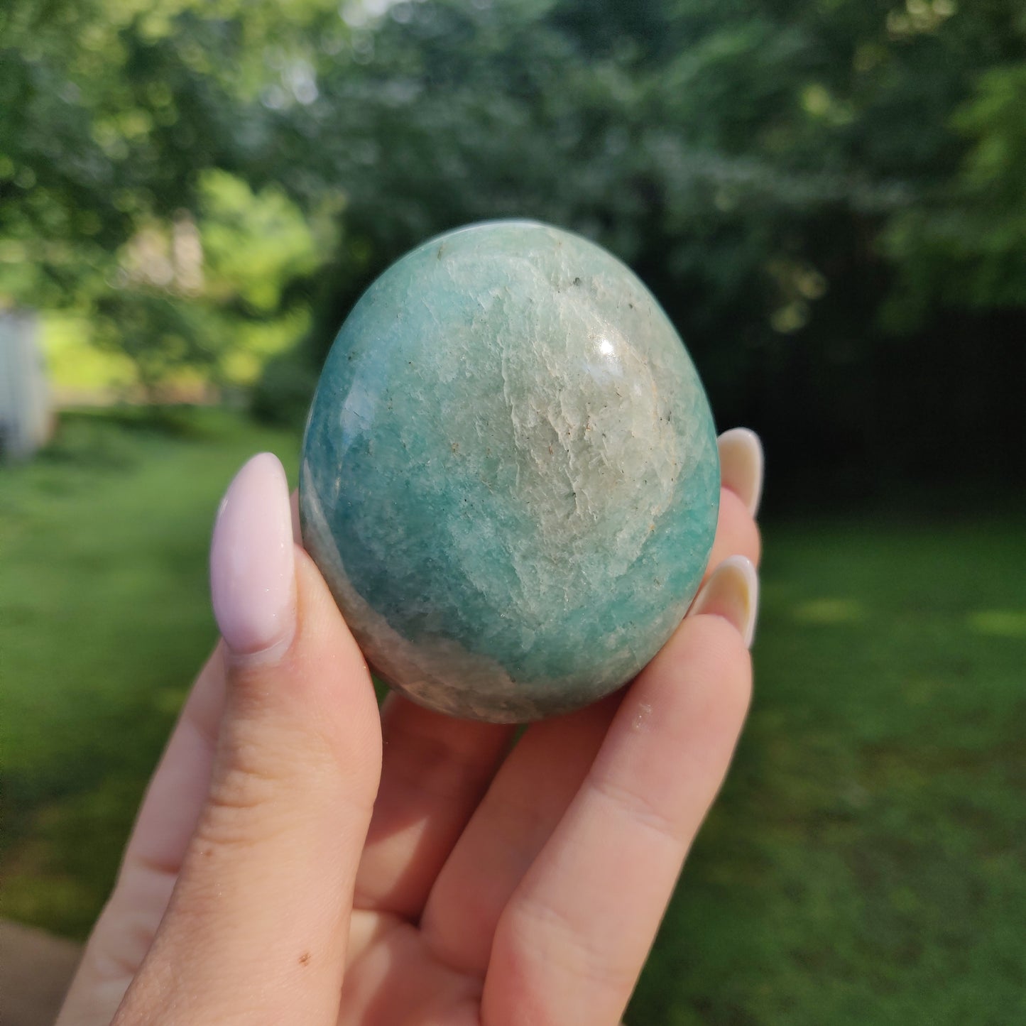Amazonite Palm Stone (#25) - Simply Affinity