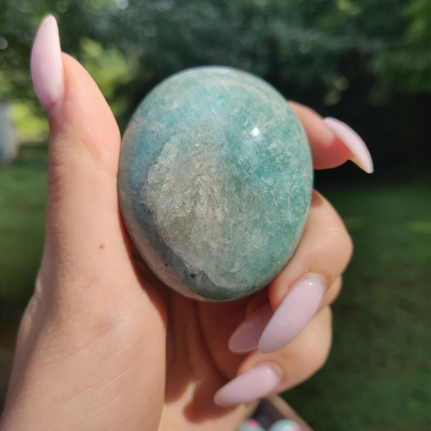 Amazonite Palm Stone (#25) - Simply Affinity