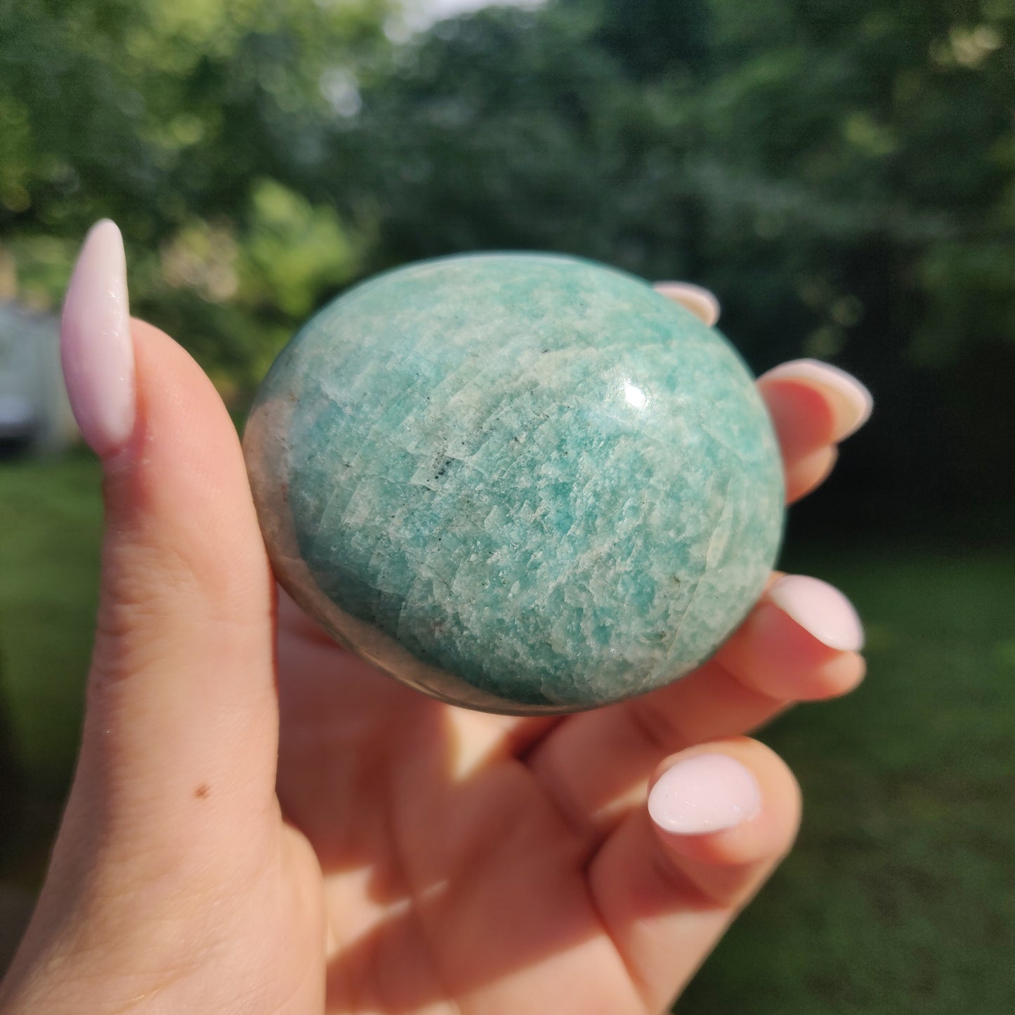 Amazonite Palm Stone (#25) - Simply Affinity