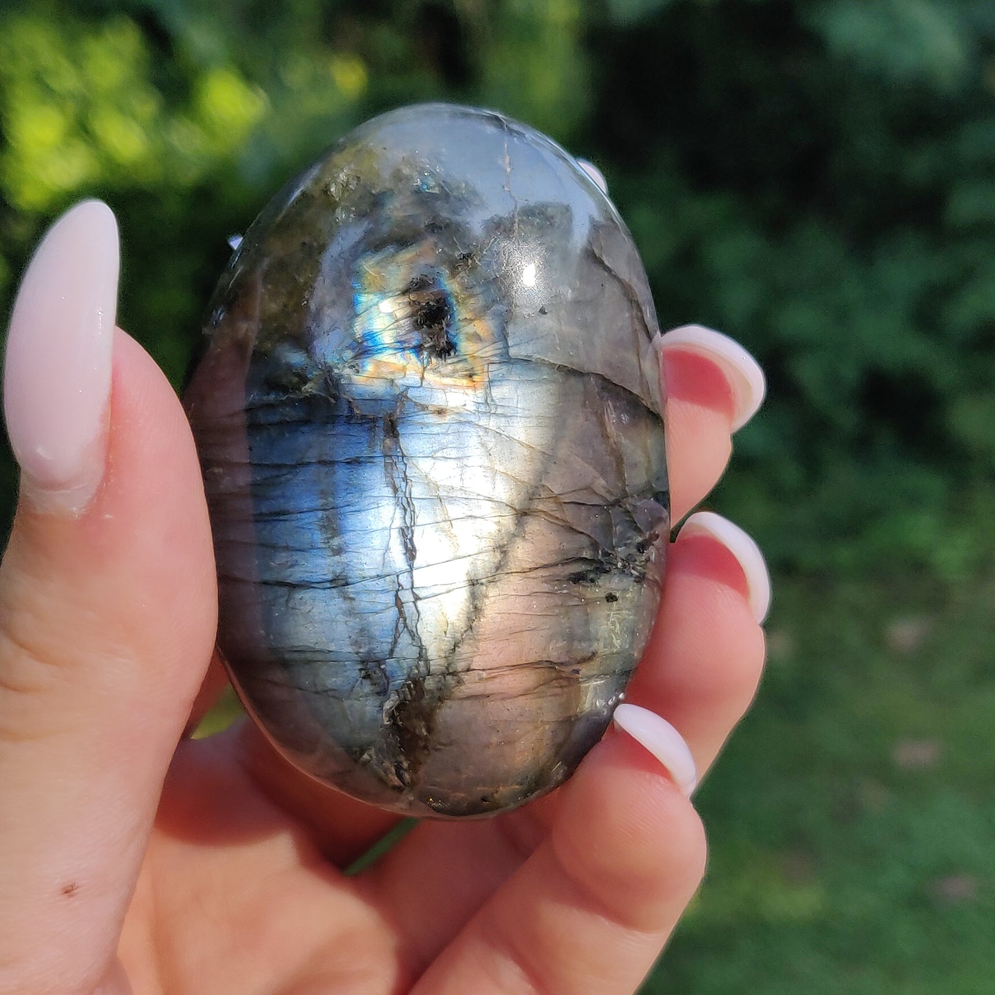 Labradorite Palm Stone (#243) - Simply Affinity