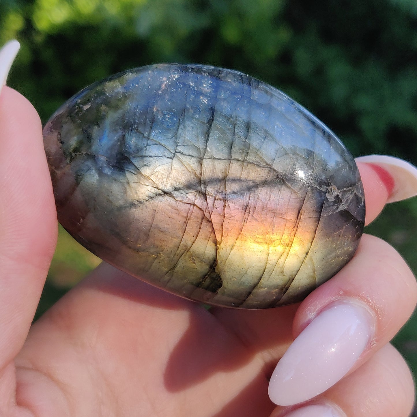Labradorite Palm Stone (#243) - Simply Affinity
