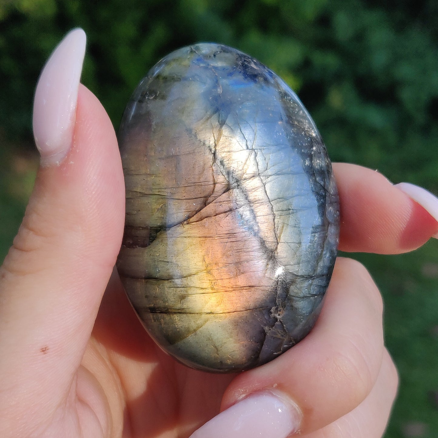 Labradorite Palm Stone (#243) - Simply Affinity