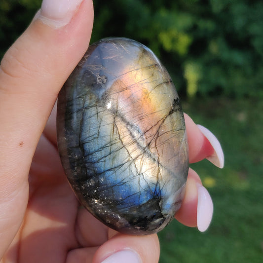 Labradorite Palm Stone (#243) - Simply Affinity