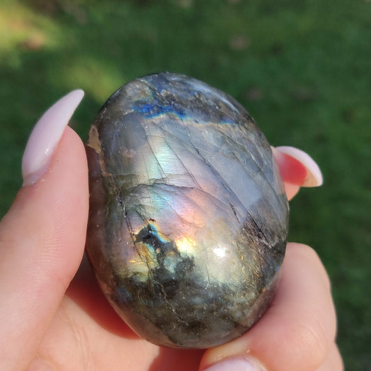 Labradorite Palm Stone (#246) - Simply Affinity