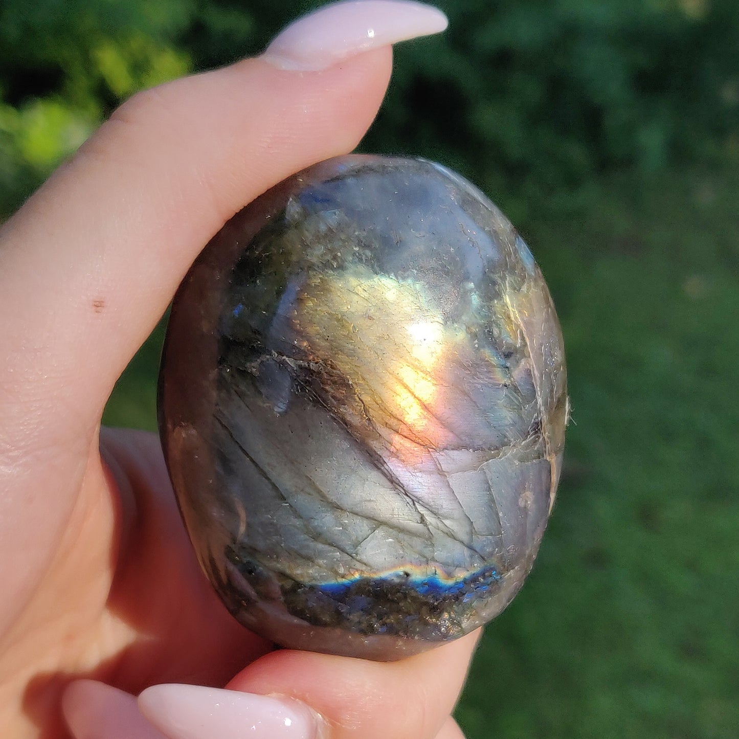 Labradorite Palm Stone (#246) - Simply Affinity