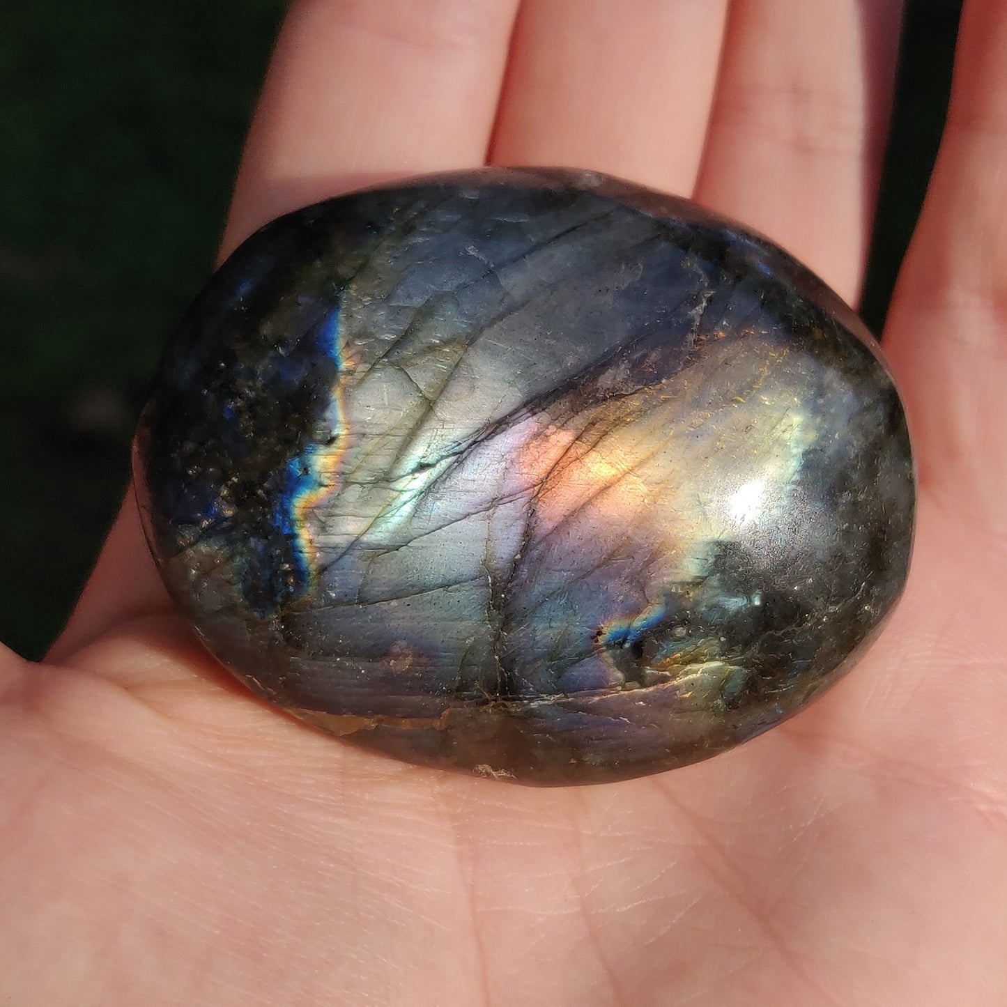 Labradorite Palm Stone (#246) - Simply Affinity