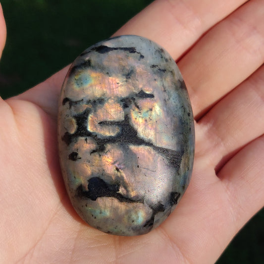 Labradorite Palm Stone (#250) - Simply Affinity