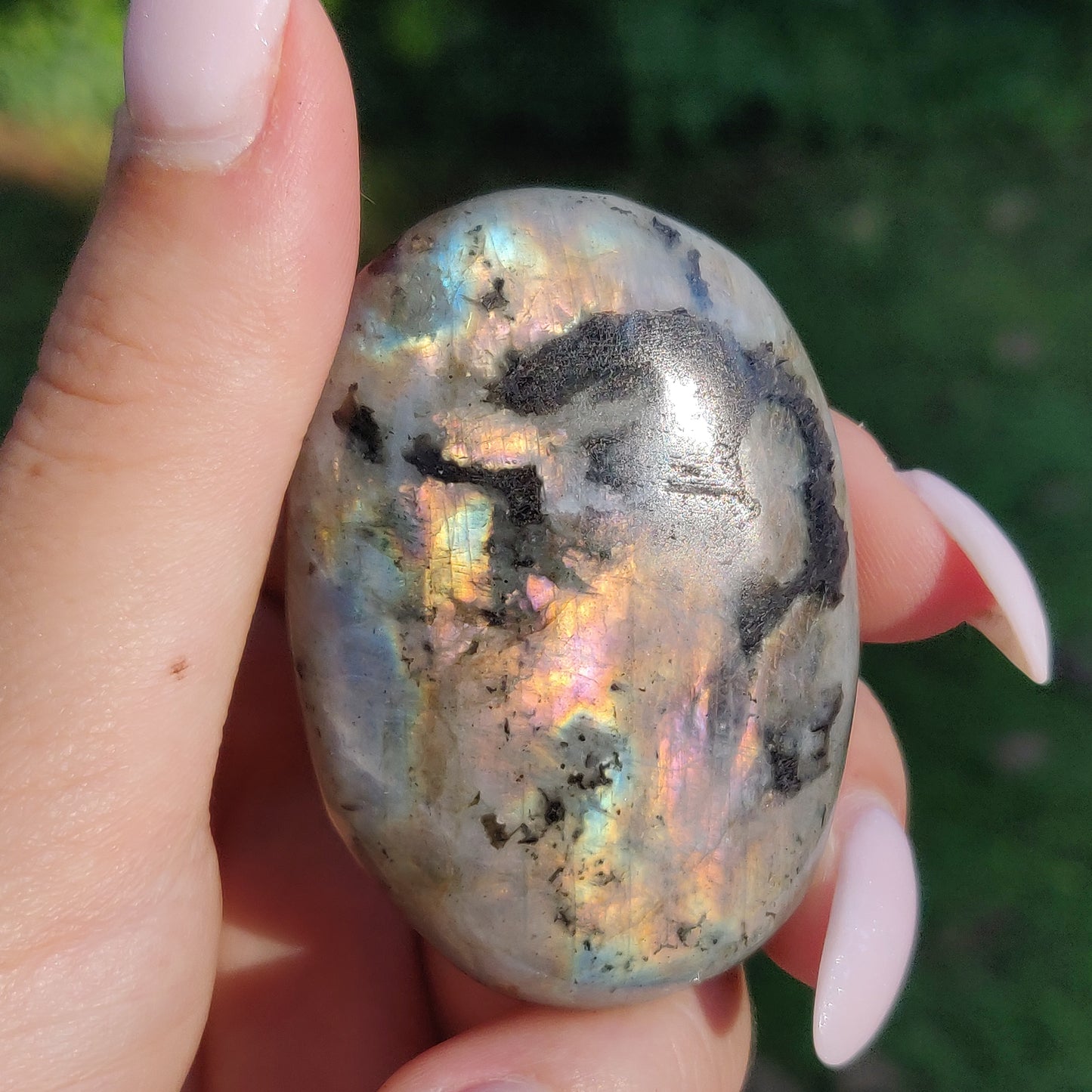 Labradorite Palm Stone (#250) - Simply Affinity