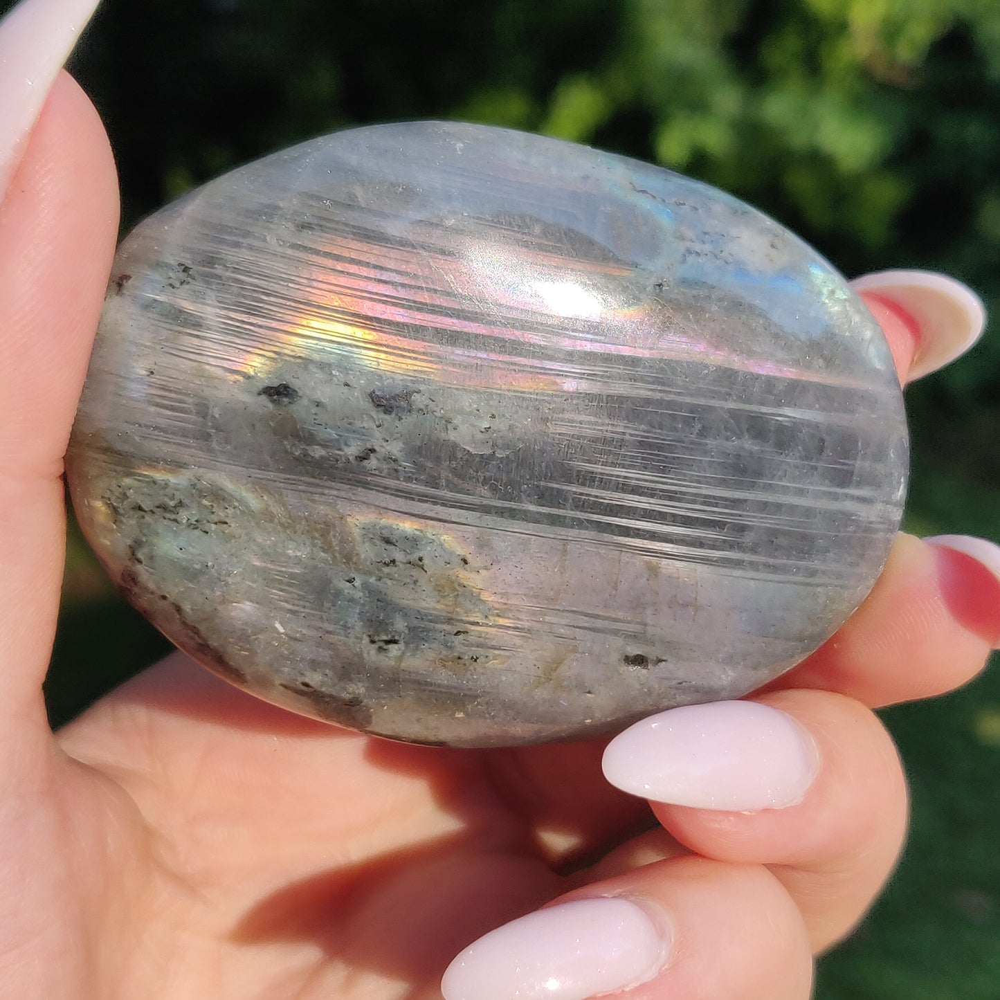 Labradorite Palm Stone (#252) - Simply Affinity