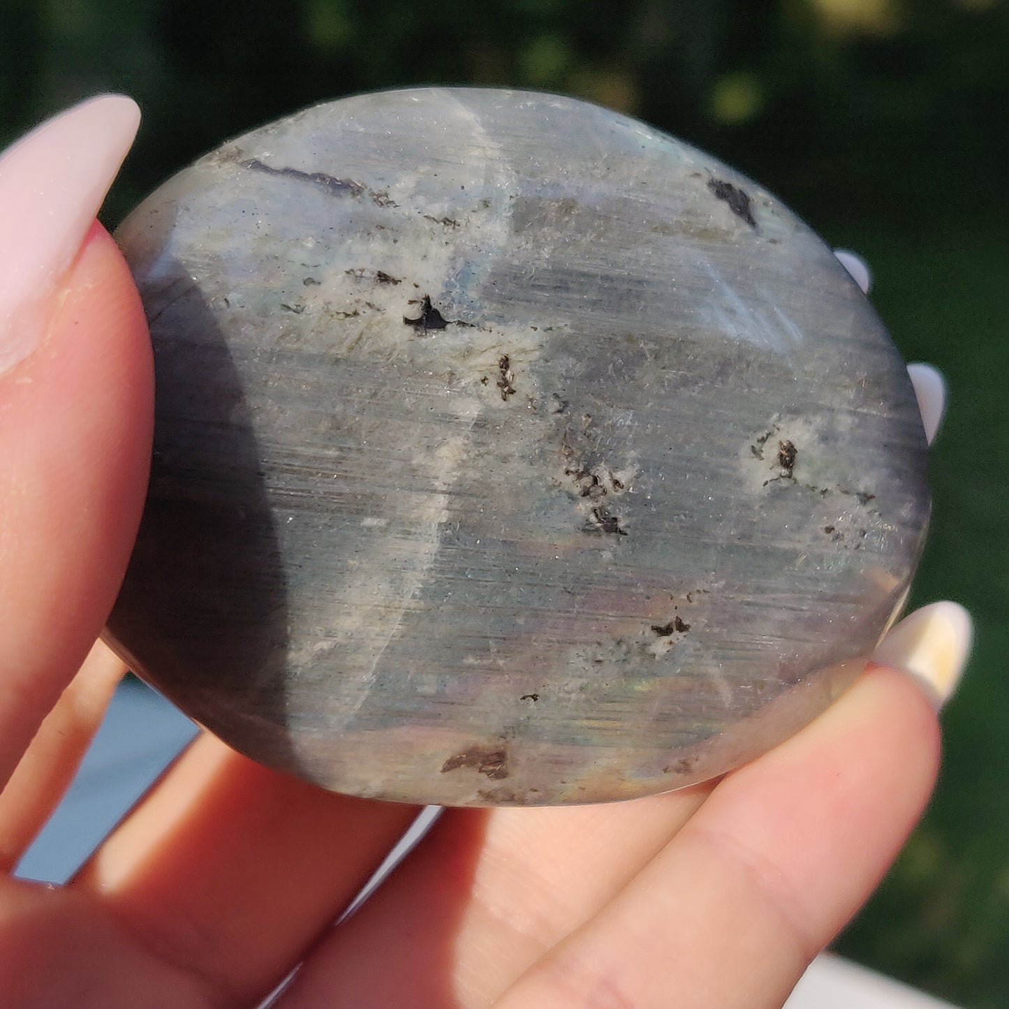 Labradorite Palm Stone (#252) - Simply Affinity