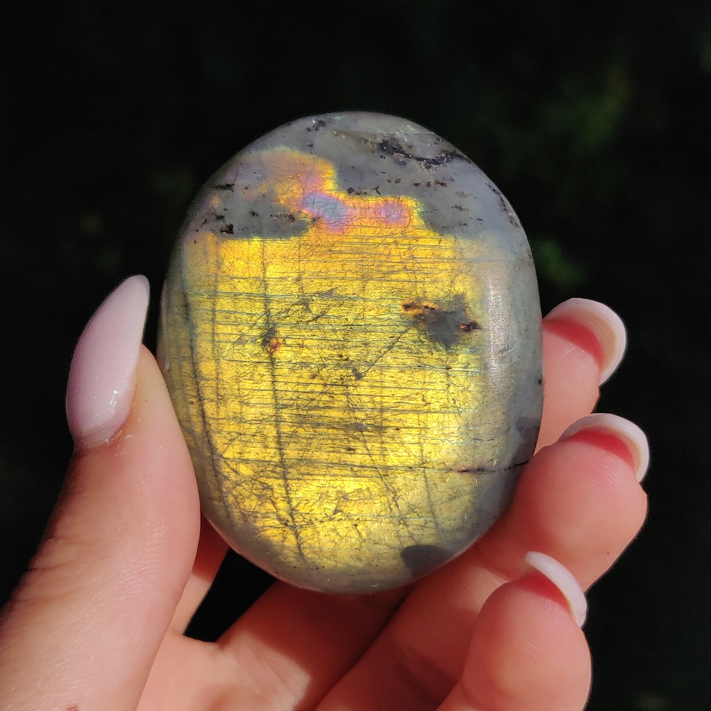Labradorite Palm Stone (#253) - Simply Affinity