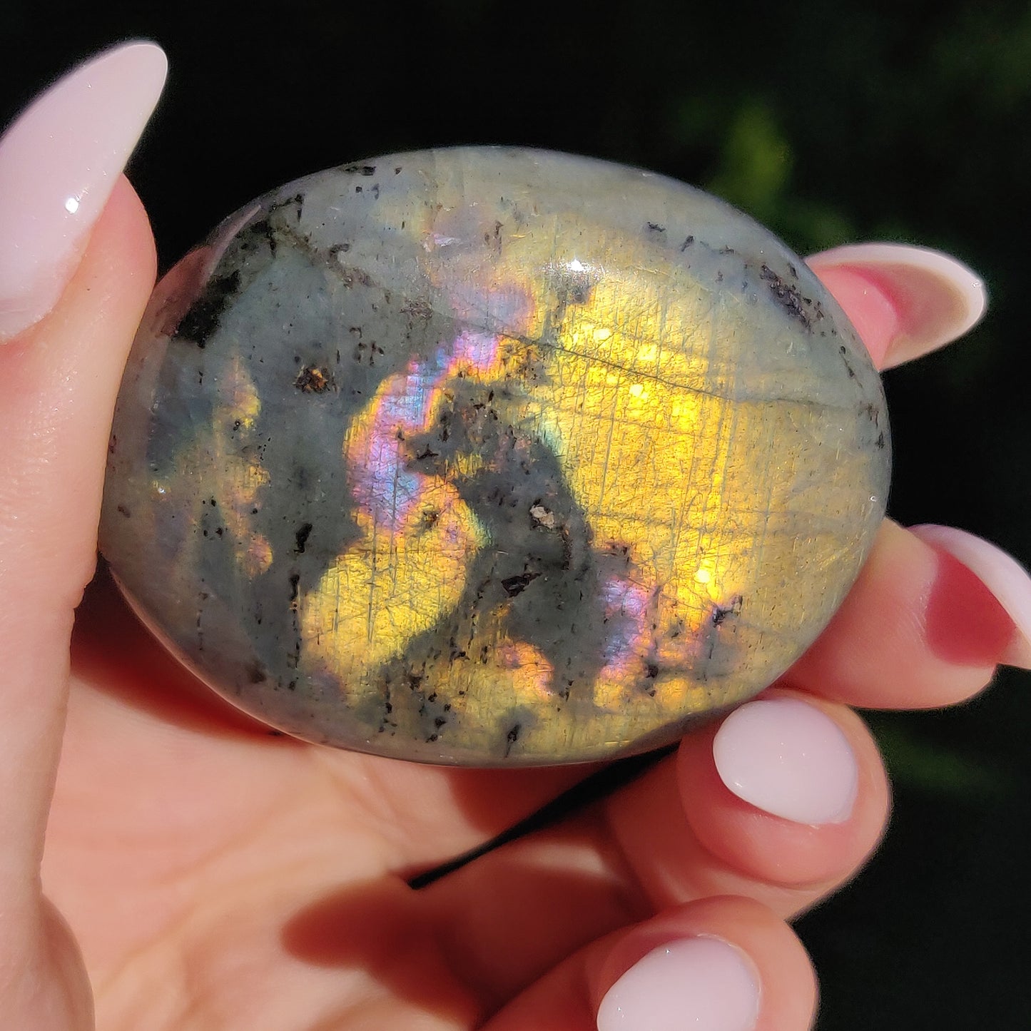 Labradorite Palm Stone (#253) - Simply Affinity