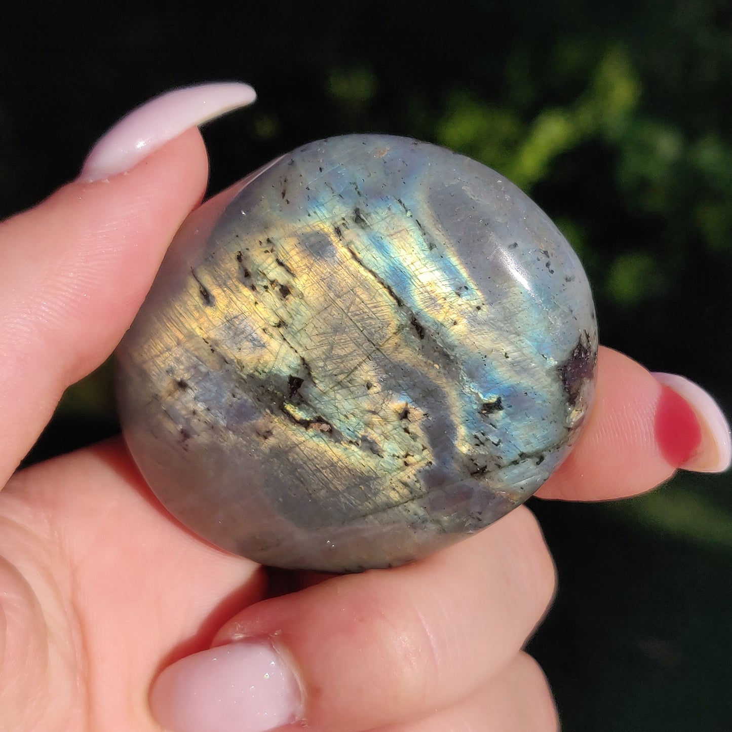 Labradorite Palm Stone (#253) - Simply Affinity
