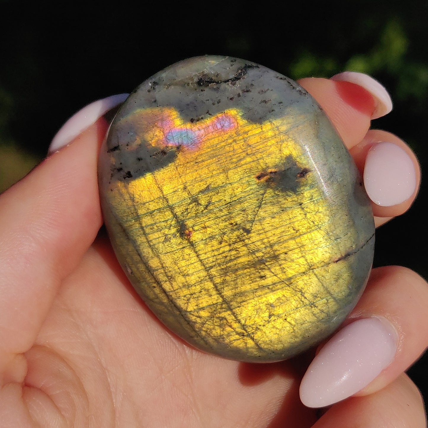 Labradorite Palm Stone (#253) - Simply Affinity