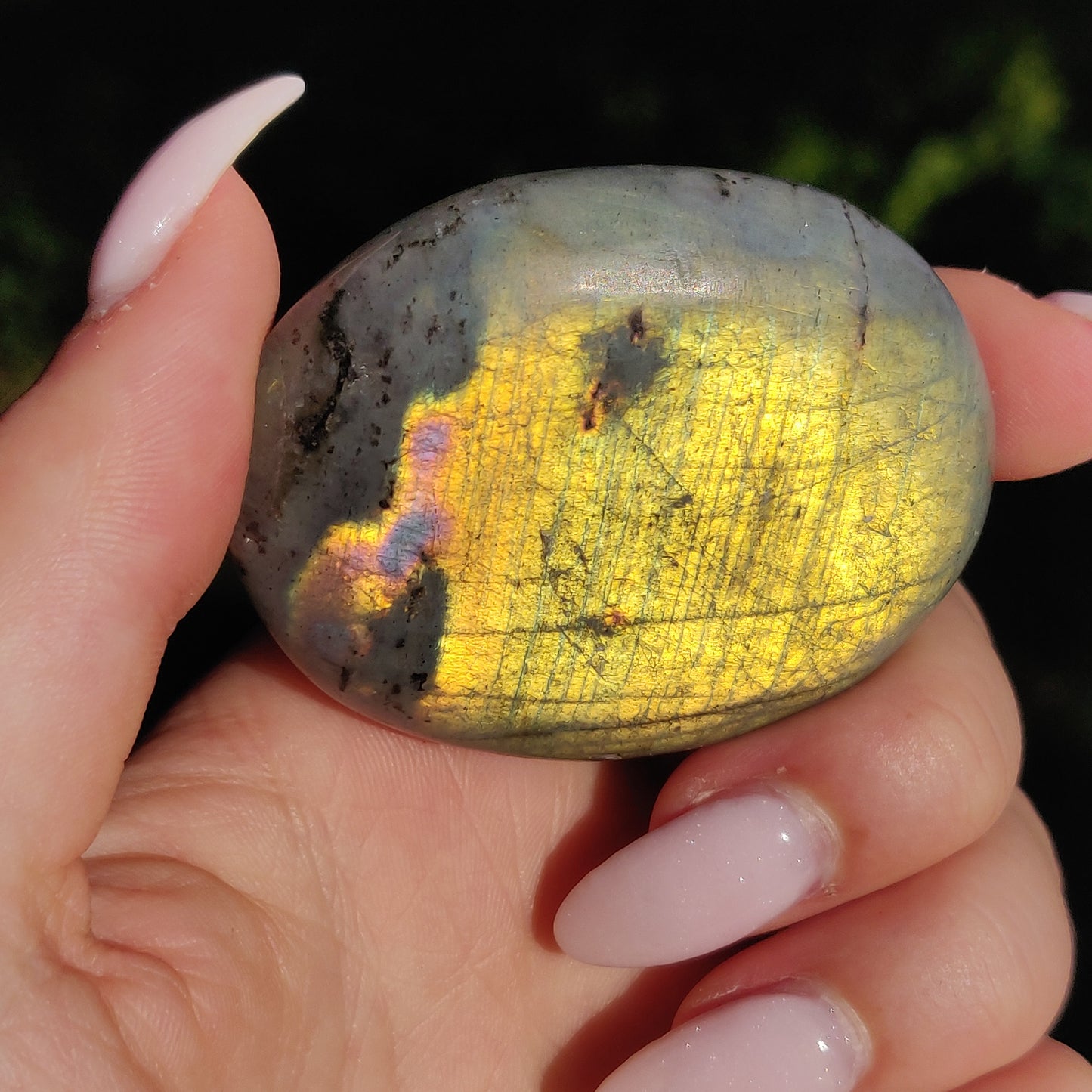 Labradorite Palm Stone (#253) - Simply Affinity