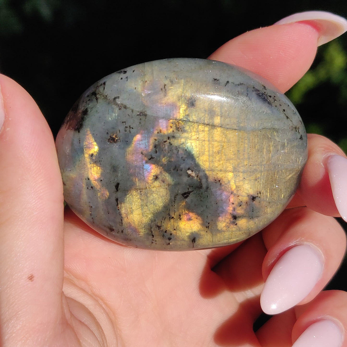 Labradorite Palm Stone (#253) - Simply Affinity