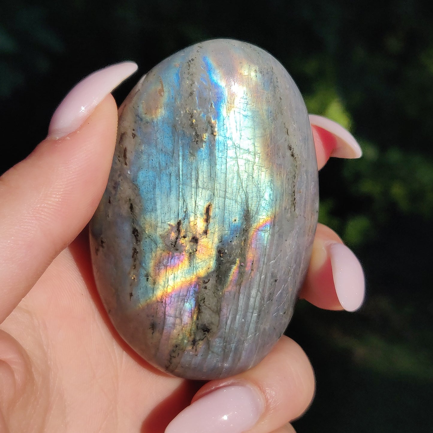 Labradorite Palm Stone (#254) - Simply Affinity