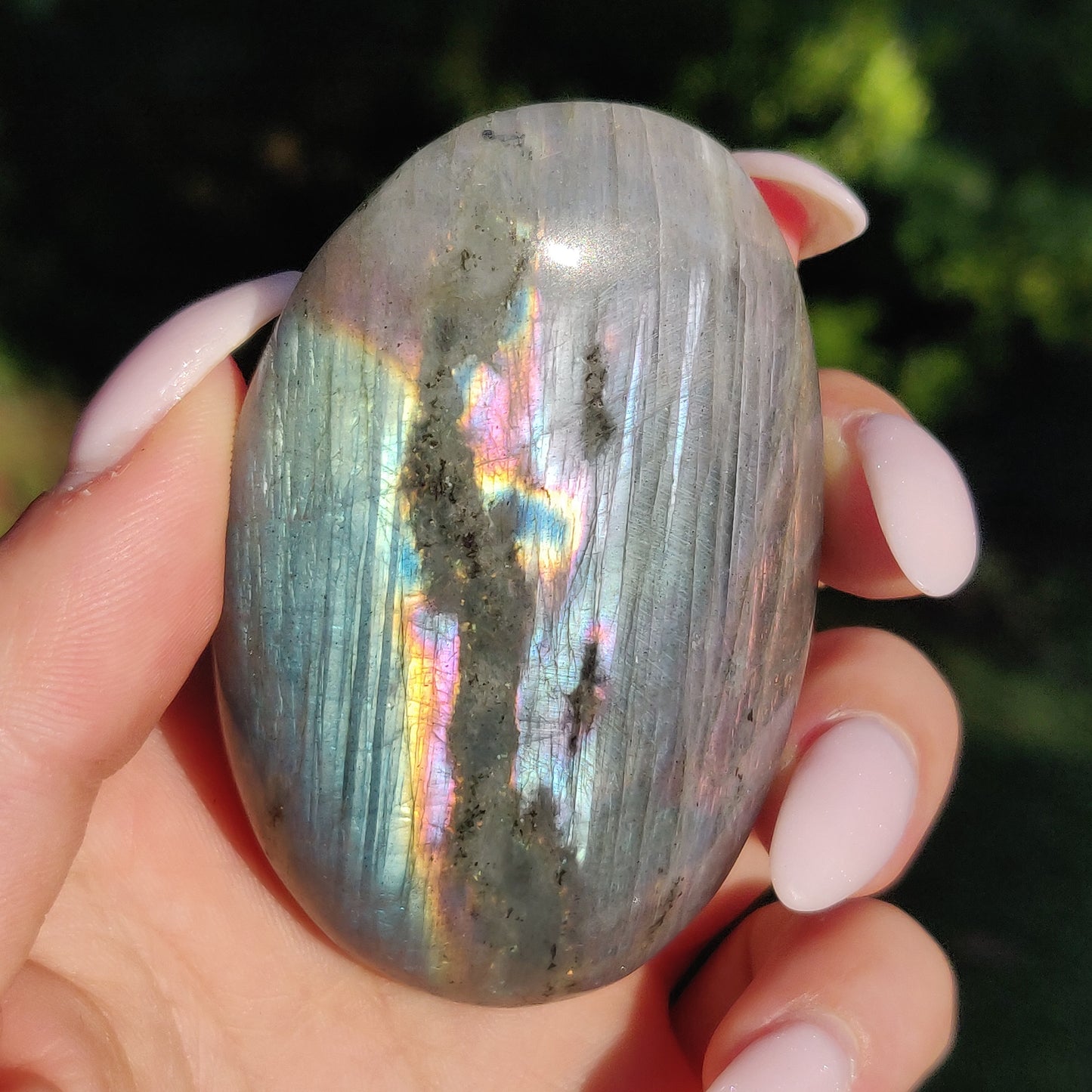 Labradorite Palm Stone (#254) - Simply Affinity